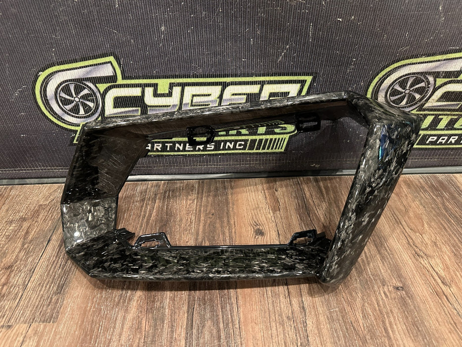 2012 LAMBORGHINI AVENTADOR FORGED CARBON FIBER OVERLAY (WRAP) TRIM SET OEM