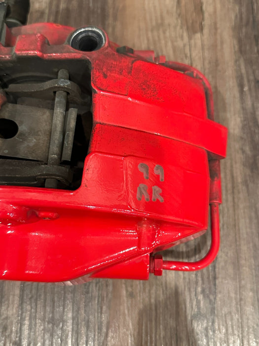 2021 AUDI R8 REAR RIGHT RED CARBON CERAMIC BRAKE CALIPER OEM *PAINT CHIP/READ!*
