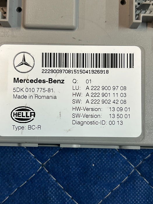 2015 MERCEDES-BENZ C63S AMG OEM REAR SIGNAL ACQUISITION SAM MODULE 2229009708