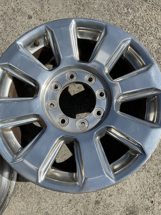 2017-2022 FORD F250 F350 F450 PLATINUM OEM WHEEL RIM PAIR (2) 20X8~MINOR SCUFFS~