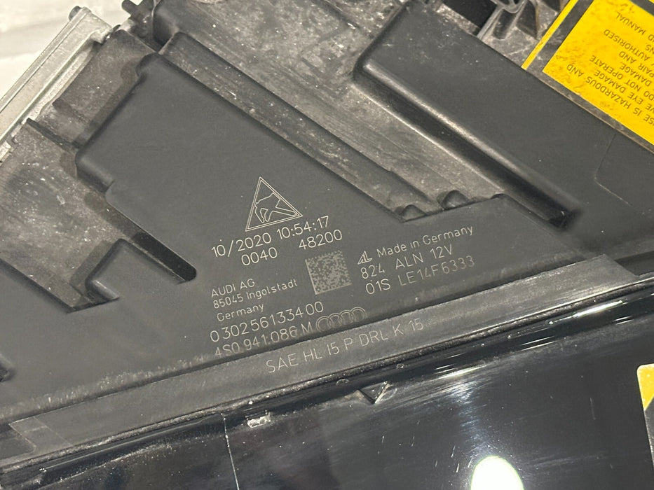 2021 2022 2023 AUDI R8 LASER LED HEADLIGHT RIGHT OEM *NO DAMAGE* 4S0941086M