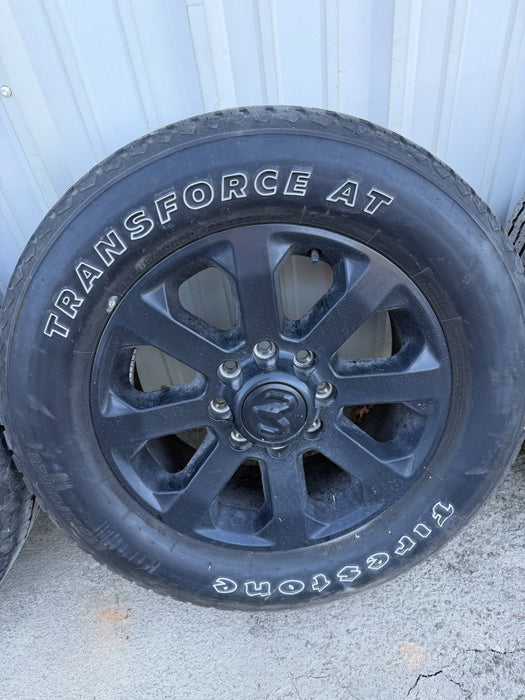 2024 RAM 2500 3500 LARAMIE FACTORY 20" WHEELS RIMS TIRES TAKE OFFS 34K 8X165