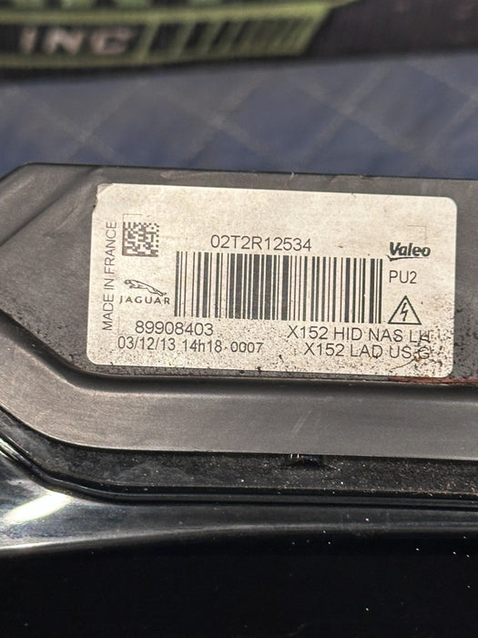 2015 JAGUAR F TYPE R LEFT DRIVER HEADLIGHT ~DAMAGE!!!~