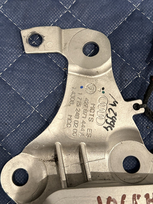 2014 AUDI R8 SPYDER LEFT RIGHT CONVERTIBLE TOP LATCH MOUNT PLATE 427 871 443 A