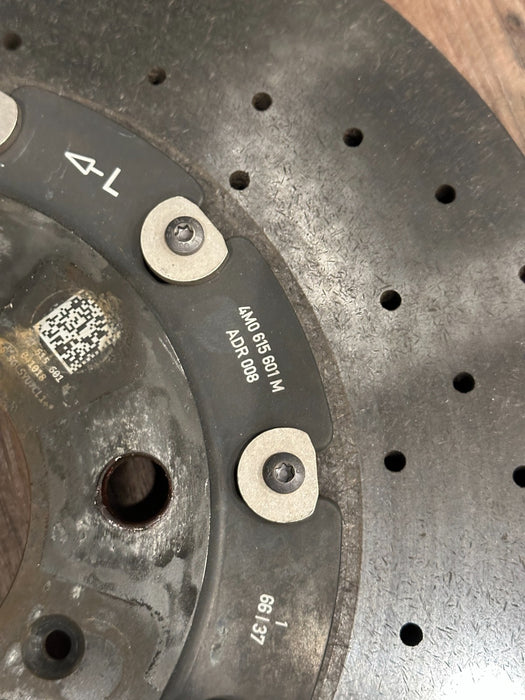2018-2024 LAMBORGHINI URUS FRONT REAR CARBON CERAMIC BRAKE ROTORS SET OEM