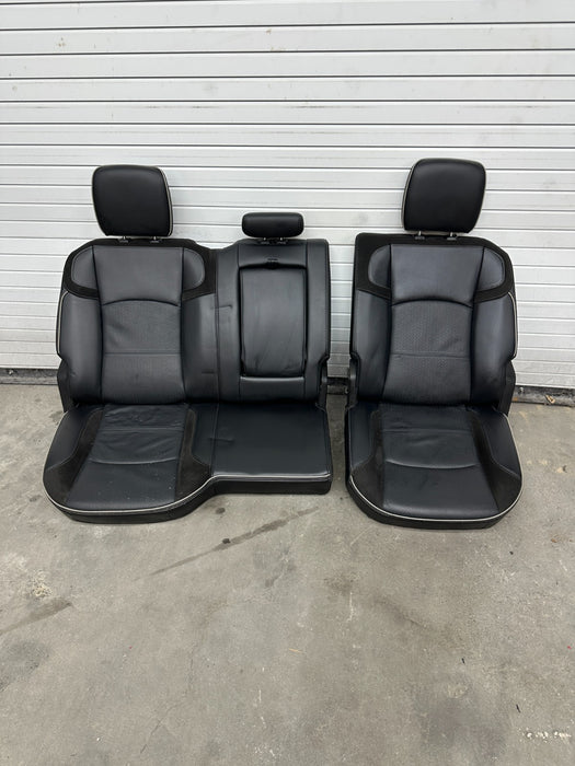 2024 DODGE RAM 3500 LARAMIE REAR LEATHER BLACK SEATS OEM *DENTS 4,5,9*