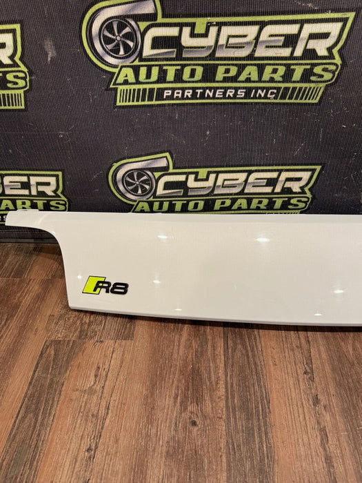 2014-15 AUDI R8 V10 REAR BUMPER UPPER PANEL W CAMERA OEM SUZUKA GRAY LX79 *READ*