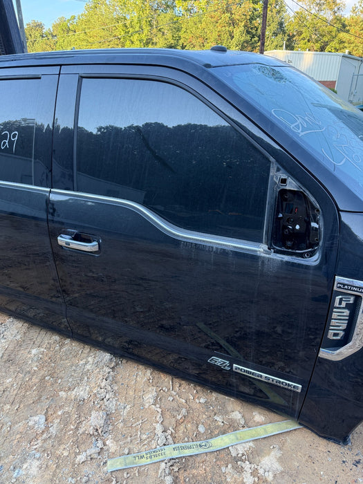 2017-2022 FORD F250 F350 F450 PLATINUM FRONT RIGHT DOOR AGATE BLACK (UM)