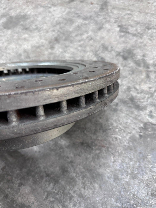 2017 NISSAN TITAN XD FRONT LEFT BRAKE DISC ROTOR OEM