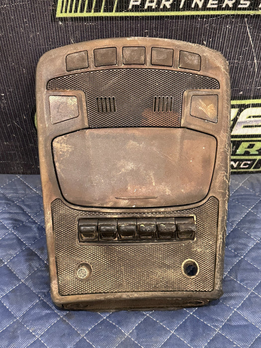 2017-2019 FORD F250 F350 F450 XLT OVERHEAD UPFITTER CONSOLE OEM *DAMAGE*