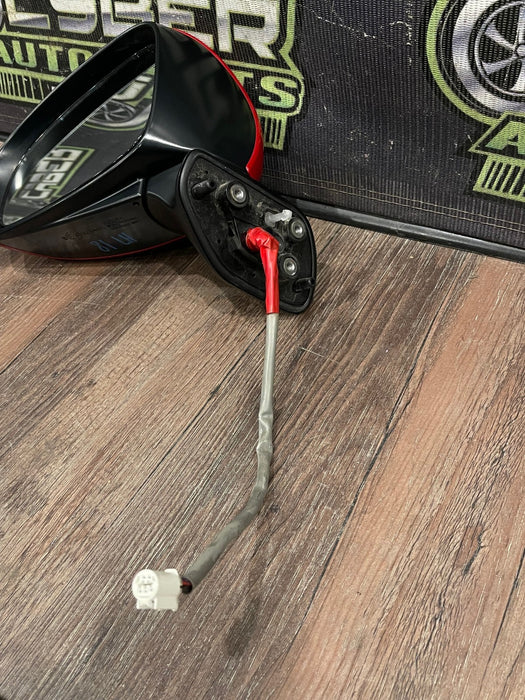 2014 TOYOTA PRIUS V DRIVER LEFT SIDE VIEW HEATED DOOR MIRROR W/RED CAP COVER OEM