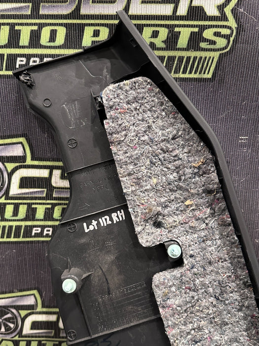 2017 NISSAN TITAN XD RESERVE REAR RIGHT LOWER C PILLAR TRIM OEM 76915 8S515