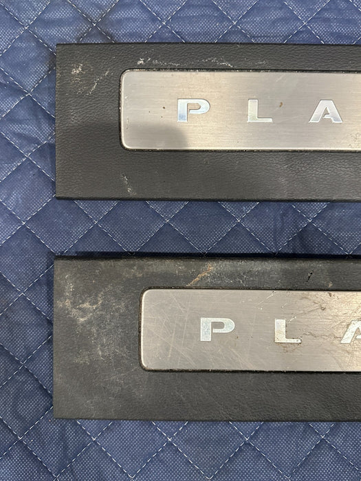 2017-2022 FORD F250 F350 F450 PLATINUM KICK PLATE PANEL PAIR OEM *SCUFFS/WEAR*