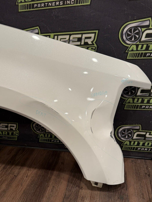 2020-22 FORD F250 F350 F450 FRONT RIGHT FENDER OEM STAR WHITE (AZ) *DENT/READ*