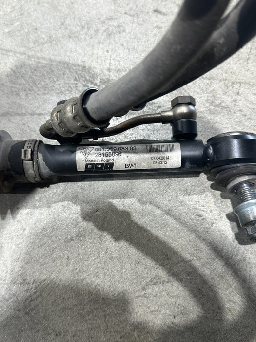 2014 PORSCHE 911 TURBO S 991 FRONT LEFT STABILIZER BAR DAMPER LINK OEM 991359083