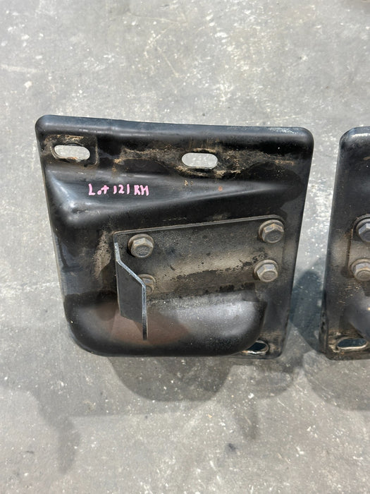 2015 DODGE RAM 2500 LEFT RIGHT TOW HOOK BRACKET PAIR OEM 68196252AB 68196253AB