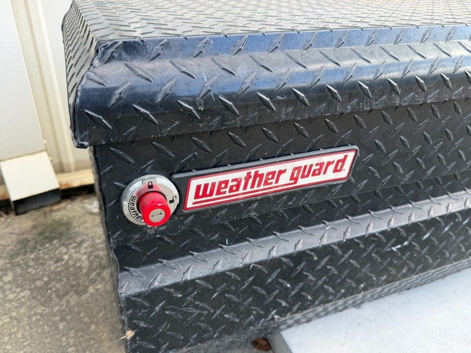 Weather guard 55” aluminum all purpose chest truck bed toolbox
