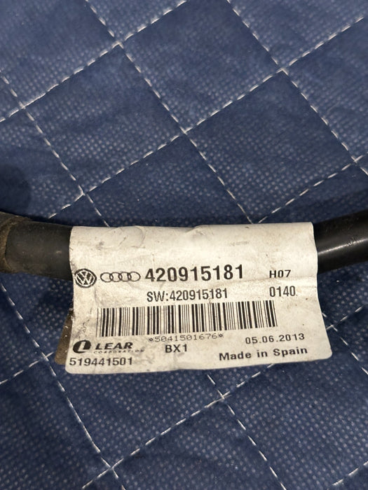 2014 AUDI R8 NEGATIVE BATTERY TERMINAL CABLE END LINK OEM 420915181 420 915 181