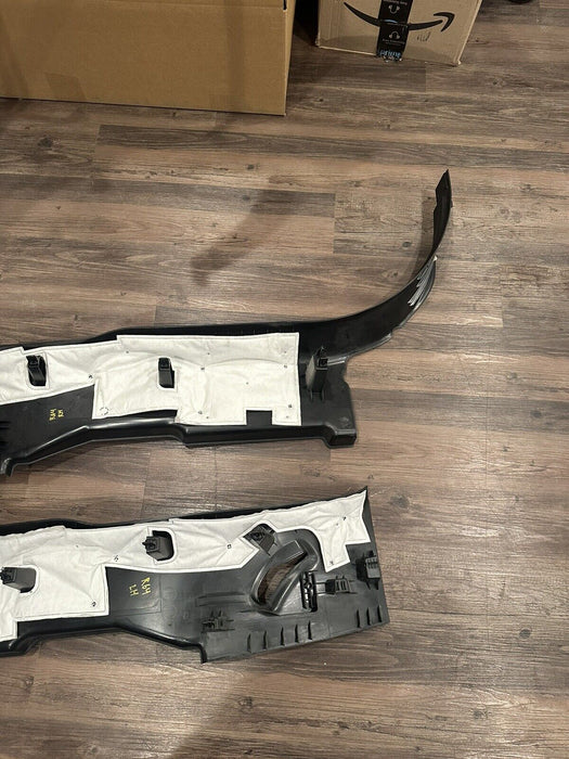 2017-2022 FORD F350 F450 PLATINUM REAR LEFT & RIGHT LOWER C PILLAR TRIM SET OEM