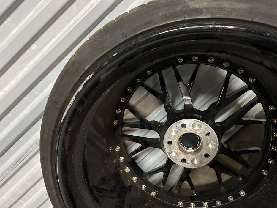 2021 AUDI R8 21X12 5X112 ANRKY REAR WHEELS RIMS PAIR TIRE GENUINE OEM ~CURBRASH~
