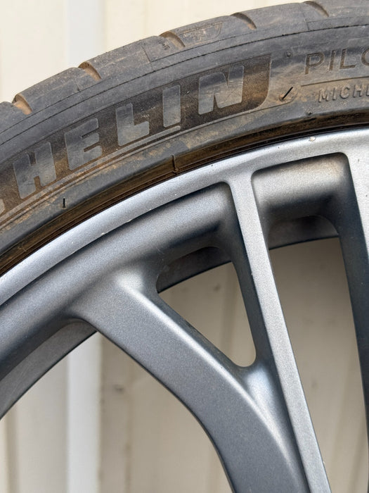 2014 AUDI R8 V10 PLUS OEM FACTORY WHEELS RIMS TIRES 8.5X19 11X19 420601025AS