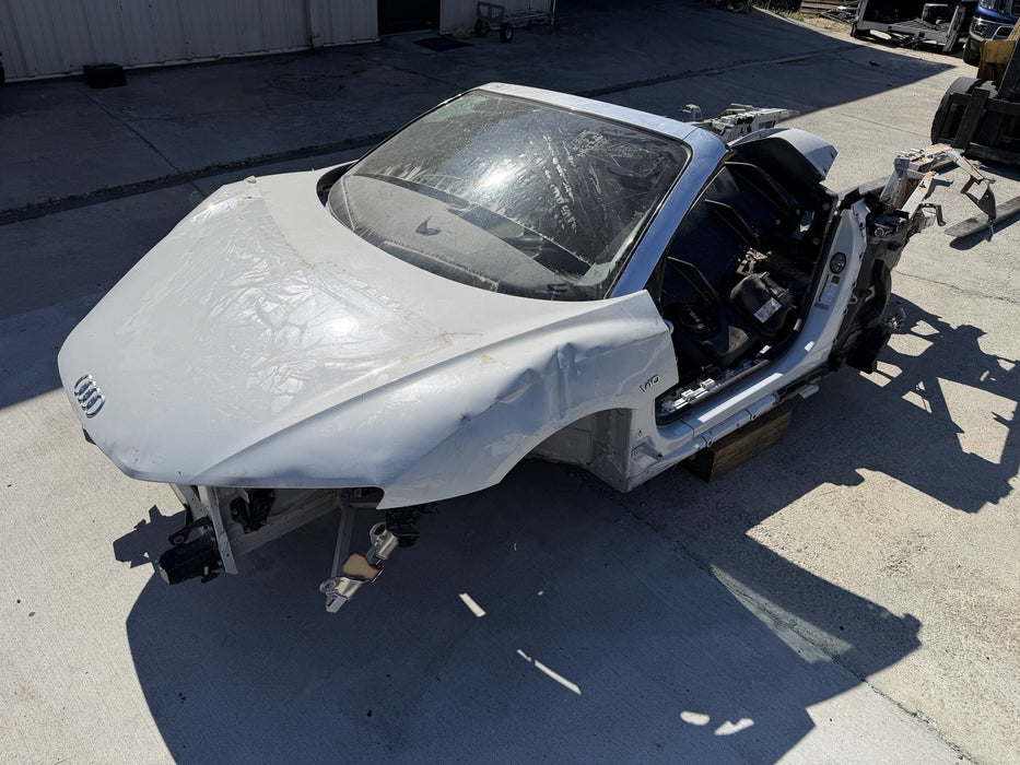 2017 2018 AUDI R8 CONVERTIBLE SPYDER BODY SHELL CHASSIS FRAME SUBFRAME