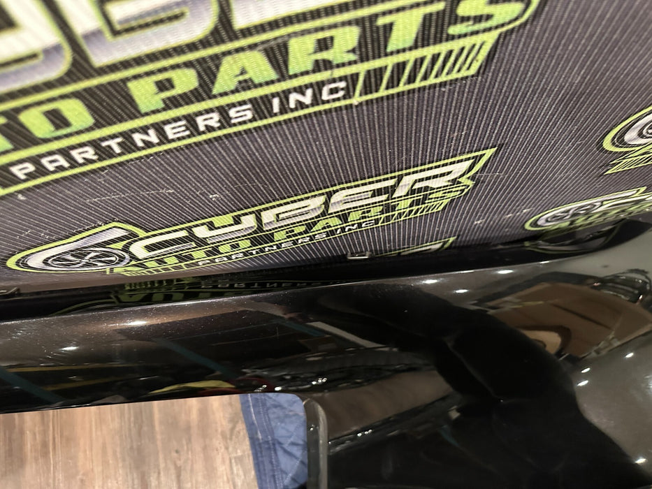 2014 AUDI R8 REAR LEFT DRIVER SIDE REAR QUARTER PANEL BLACK PANTER CRYSTAL OEM