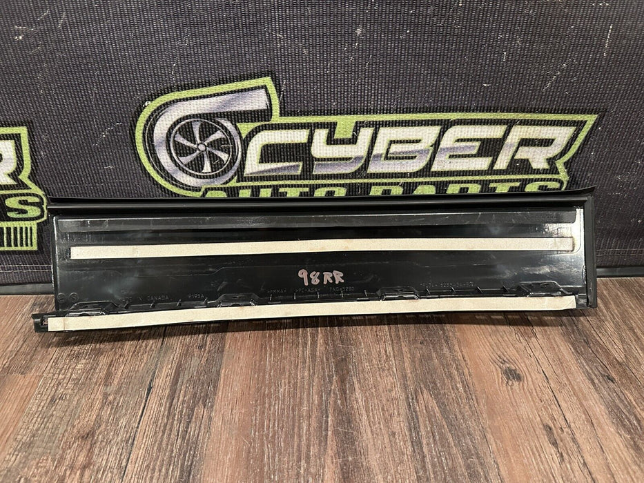 2017-19 FORD F250 F350 F450 REAR RIGHT GLOSS BLACK B PILLAR DOOR TRIM OEM *READ