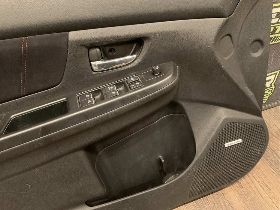 2015-2019 SUBARU WRX STI FRONT LEFT DOOR PANEL OEM~SCRATCHES~