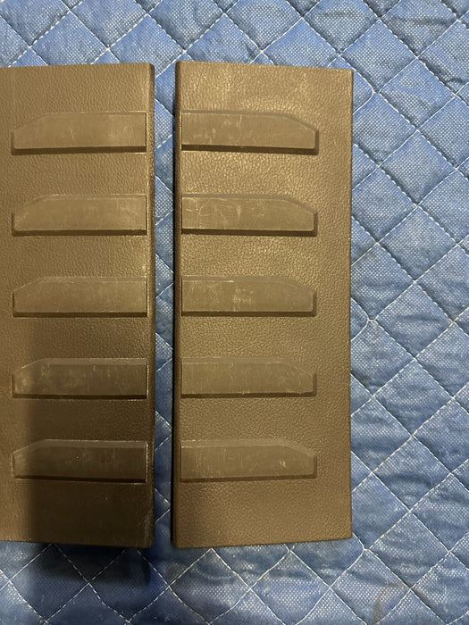 2017-2019 FORD F250 F350 LIMITED REAR DOOR KICK PLATE PANEL TRIMS OEM