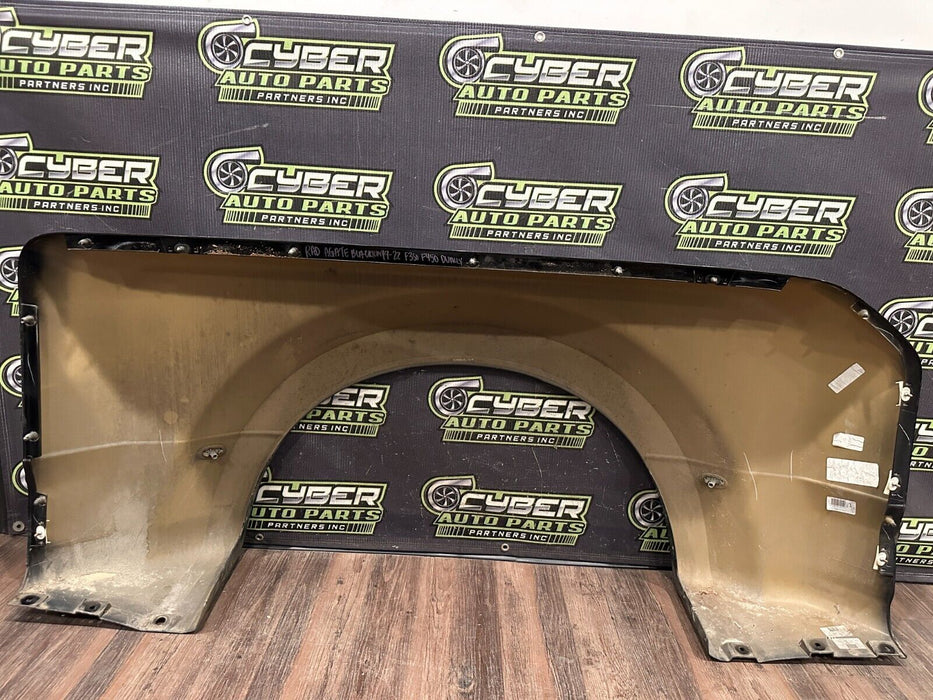 2019-22 FORD F350 F450 DUALLY LEFT BED FENDER FLARE AGATE BLACK (UM) OEM *SCUFFS