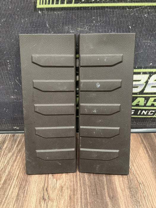 2017-2019 FORD F250 F350 REAR LEFT RIGHT KING RANCH SCUFF KICK PLATES OEM SCUFFS