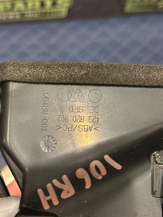 2014 AUDI R8 FRONT RIGHT PASSENGER DASH DASHBOARD HVAC AIR VENT OEM 423 820 902