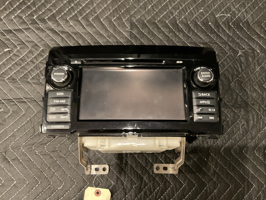 2016 NISSAN TITAN XD RADIO RECEIVER HEAD UNIT NAVIGATION DISPLAY OEM