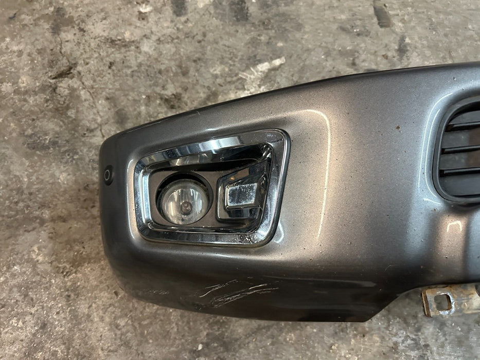 2016 2018 NISSAN TITAN XD PRO-4X GRAY METALLIC FRONT BUMPER ASSEMBLY MINOR FLAWS