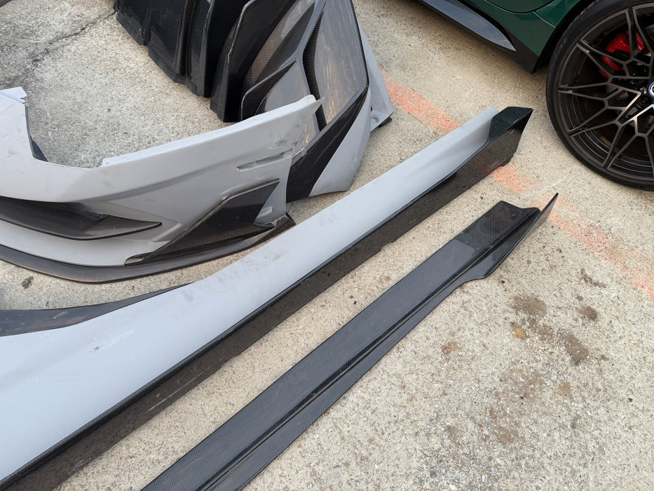 LAMBORGHINI AVENTADOR SVJ REPLICA KIT CARBON FIBER BUMPERS HOOD SIDE SKIRTS WING
