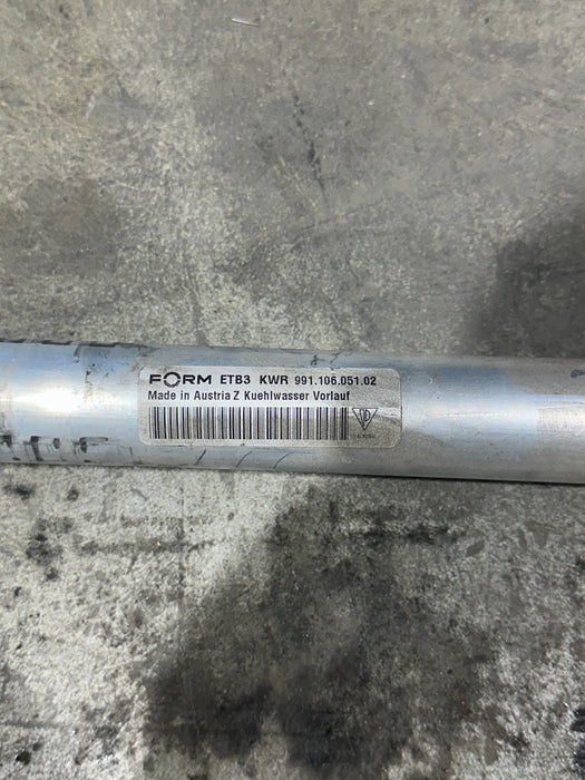 2014 PORSCHE 911 TURBO S ENGINE COOLANT HOSE PIPE OEM 991.106.051.02