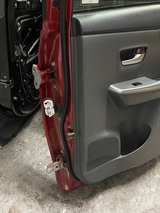 2014 TOYOTA PRIUS V REAR RIGHT RH RED DOOR W PANEL OEM *SUN DAMAGE* (READ!)