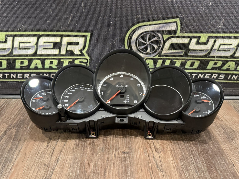 2014 PORSCHE 911 TURBO S 991 INSTRUMENT CLUSTER SPEEDOMETER OEM