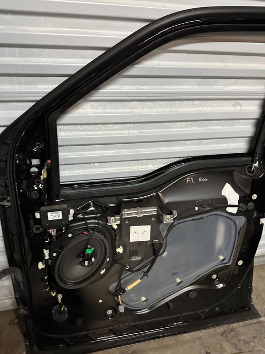 2017 2022 FORD F250 F350 F450 FRONT RIGHT DOOR SHELL AGATE BLACK (UM) OEM