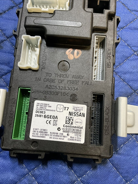2018 NISSAN 370Z NISMO ECU ENGINE CONTROL/BODY CONTROL MODULE BCM OEM AUTOMATIC