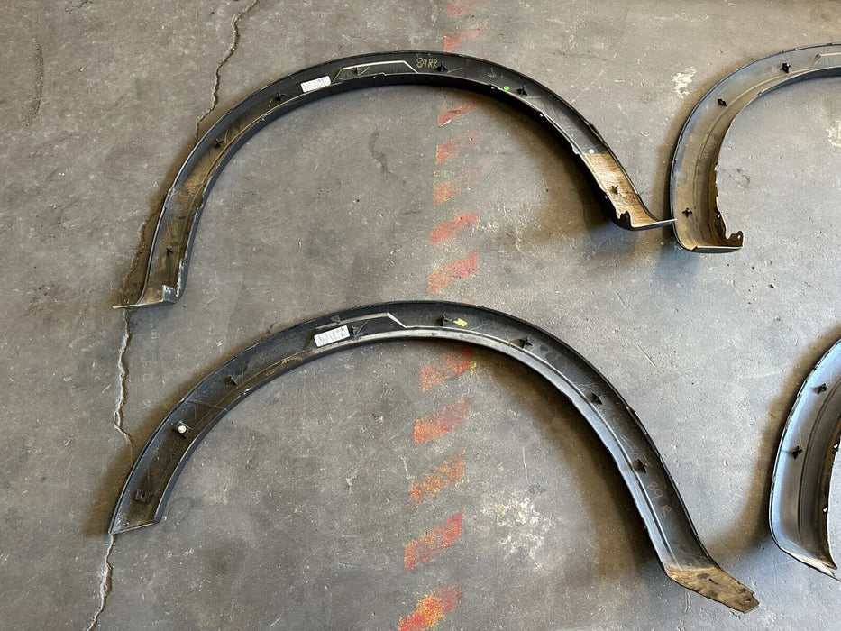 2016 2019 NISSAN TITAN XD PRO-4X FRONT & REAR FENDER FLARE SET OEM 63810 EZ40A