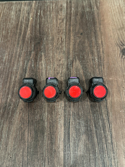 2015 LAMBORGHINI HURACAN LP610 FRONT BUMPER PARKING SENSORS OEM ROSSO MARS RED