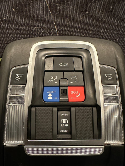 2024 DODGE RAM 3500 LARAMIE OVERHEAD CONSOLE SWITCH ASSEMBLY OEM 7KX241X7AA