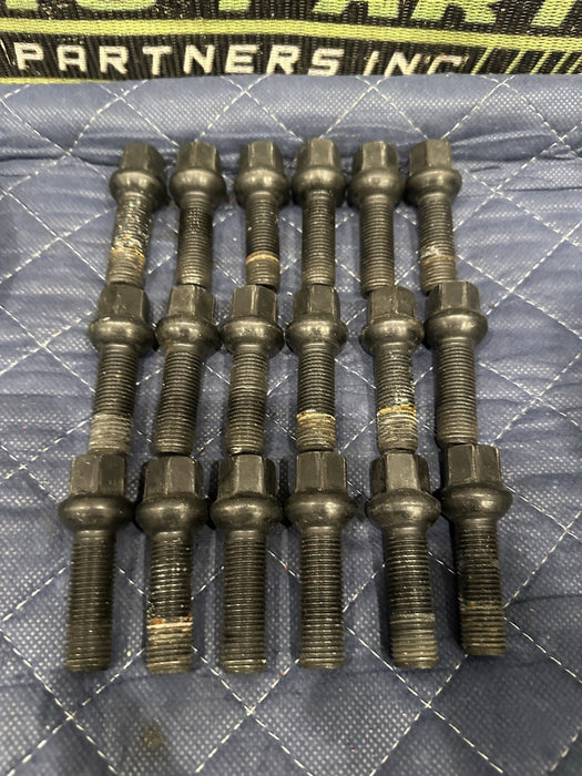 2017 AUDI R8 STM 11mm WHEEL SPACERS SET (4) W/ LUG NUTS (18) ~READ~