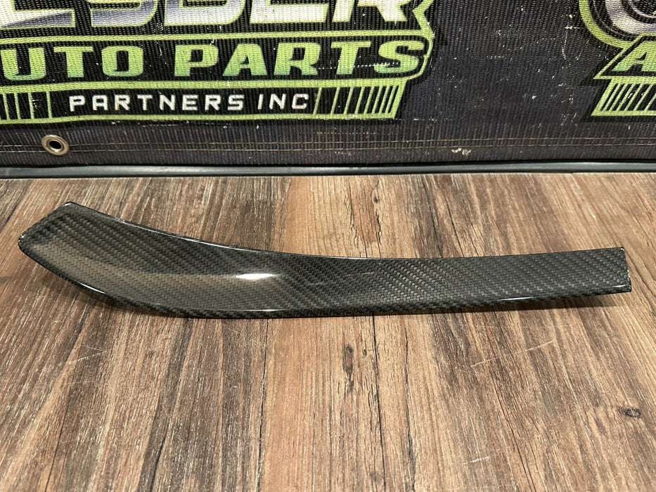 2017-18 AUDI R8 INTERIOR CARBON FIBER TRIM SET PANELS OEM *READ DESCRIPTION*