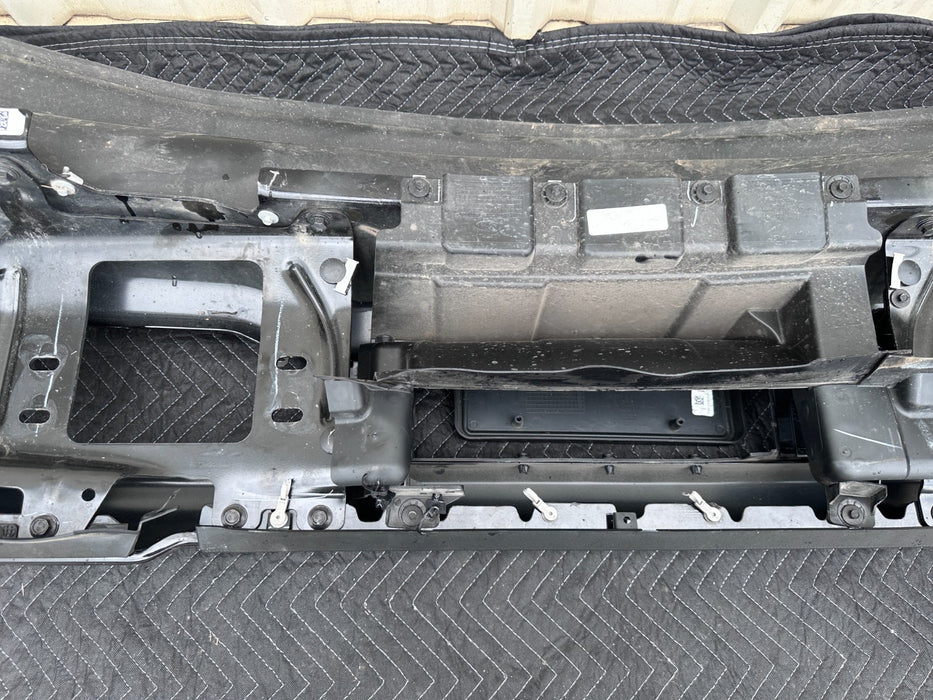 2023 2025 FORD F250 F350 PLATINUM FRONT BUMPER ASSEMBLY AGATE BLACK ~PAINT CHIP~