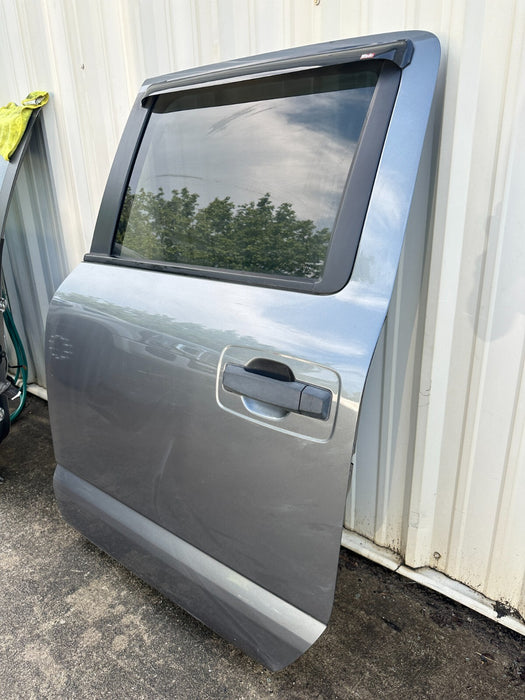2016 Nissan Titan XD Crew Cab REAR LEFT DOOR SHELL GUN METALLIC (KAD) OEM