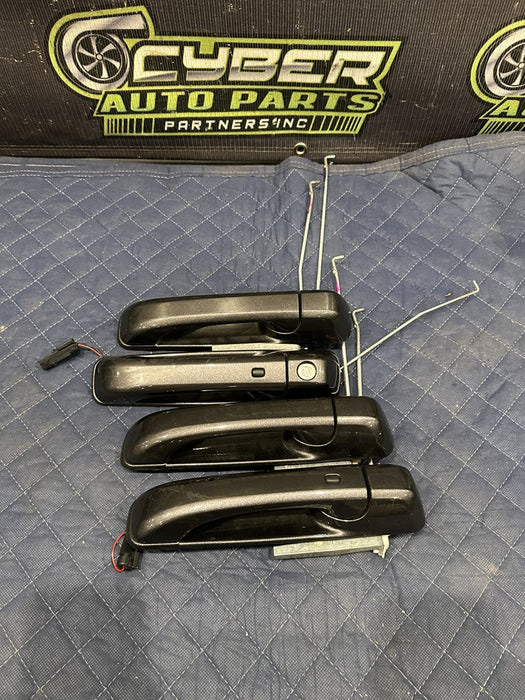 2024 DODGE RAM 3500 LARAMIE FRONT REAR GRAY DOOR HANDLE SET OEM *PAINT FLAW #4*