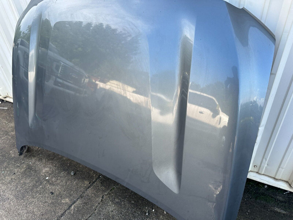2016 Nissan Titan XD DIESEL GAS HOOD SHELL PANEL GUN METALLIC (KAD) OEM COMPLETE
